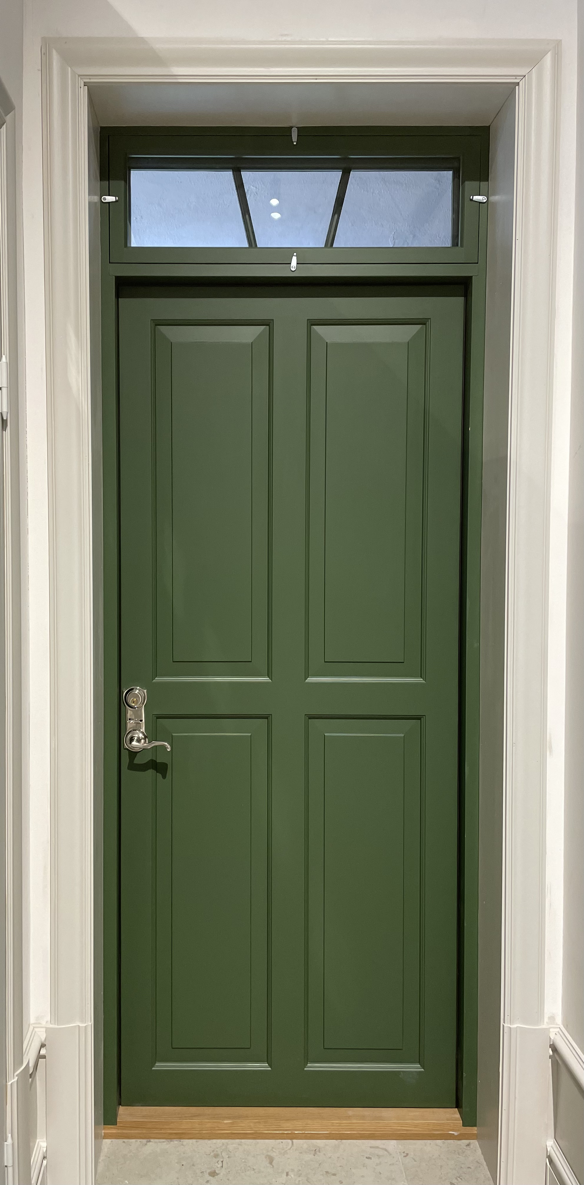 Enkelytterdörr YD1-G7-1, överljus Nr. 7