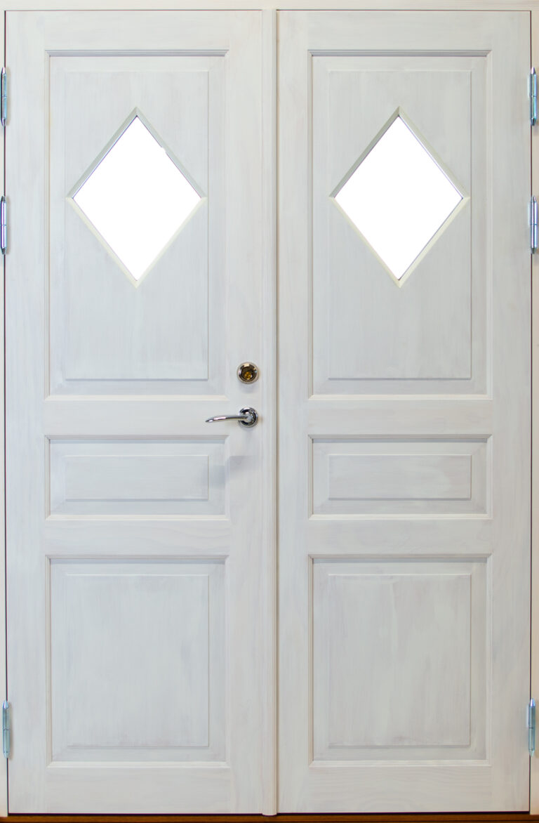 parytterdörr 1-glas grundmålad